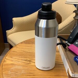 CamelBak Stainless Steel and White Bottle